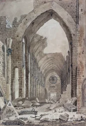 Abriss der alten Kirche St. Genevieve, Paris, 1807